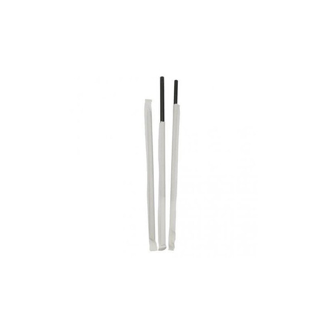 ▷ Pajitas de Papel Flexibles Enfundadas Negras 6x230mm | EnvasesAlimentarios.es