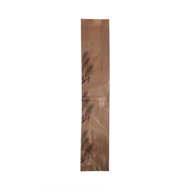 ▷ Bolsa Baguette Kraft 9+5x59cm| Comprar en EnvasesAlimentarios.es
