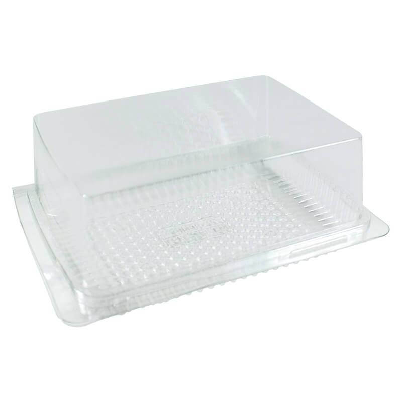 ▷ Envase Traitipack X0,7H50P Cuadrado Tapa Bisagra Hermético rPET 150x50mm| EnvasesAlimentarios.es