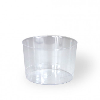 ▷ Vaso Zurito Cristalino Inyectado PS Reutilizable 220ml