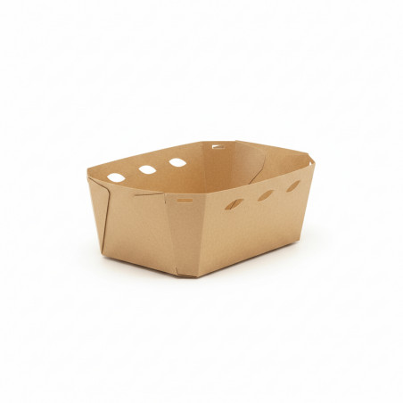 ▷ Envase Ventilado Cartón Kraft Maxipack 500g 180x110mm | Envases Alimentarios