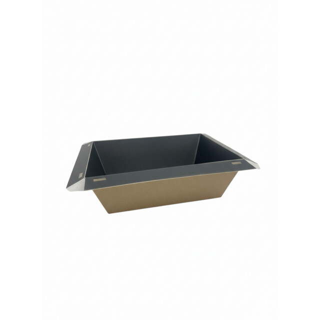 ▷ Envase Luxifood BC850CAR109PP Cartón Natural Interior Negro 180x140x53mm | EnvasesAlimentarios.es