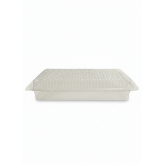 ▷ Envase Traitipack X10,2H40P Rectangular Tapa Bisagra Hermético rPET 200x100x40mm | EnvasesAlimentarios.es