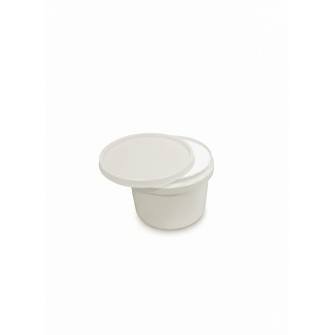 ▷ Envase Redondo PP Hermético Blanco con Precinto y Tapa Blanca 280ml | Comprar en EnvasesAlimentarios.es