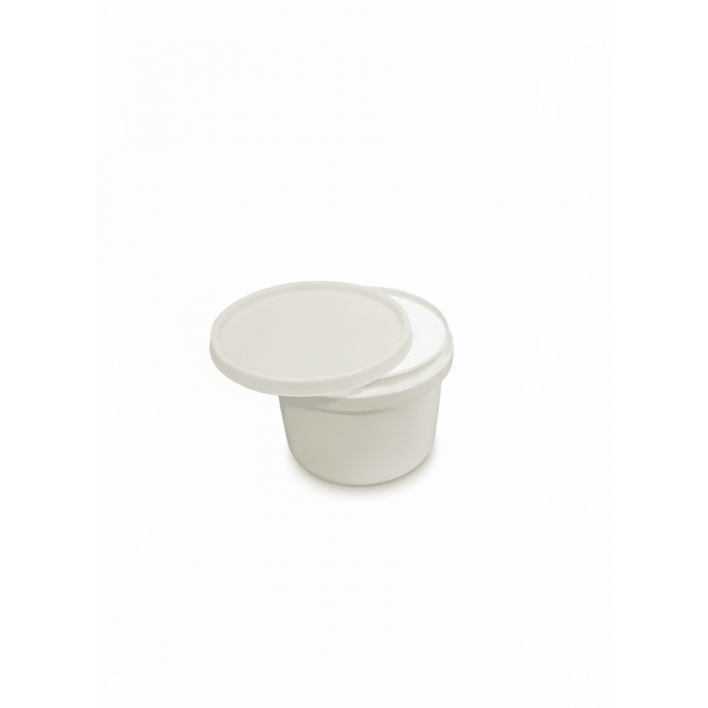 ▷ Envase Redondo PP Hermético Blanco con Precinto y Tapa Blanca 280ml | Comprar en EnvasesAlimentarios.es
