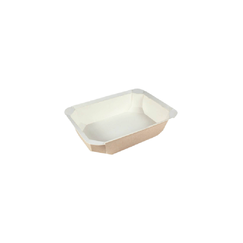 ▷ Bandeja Termosellable Food K CL750CAR040FT de Cartón Microondable 750ml | EnvasesAlimentarios.es