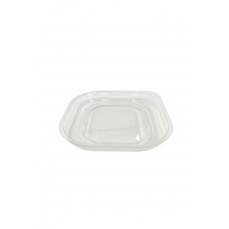 ▷ Tapa PET para Tarrina Cuadrada 90x90mm | EnvasesAlimentarios.es
