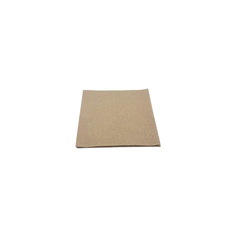 ▷ Servilleta Kraft Nature 20x20cm 1/4 2 Capas | EnvasesAlimentarios.es