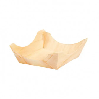 ▷ Barquillas de Hojuela de Álamo 40x40x15mm Natural Madera | EnvasesAlimentarios.es