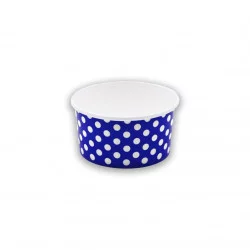 ▷ Tarrina Helado Color Azul Oscuro 80ml | EnvasesAlimentarios.es