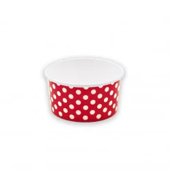 ▷ Tarrina Helado Color Roja 120ml | EnvasesAlimentarios.es