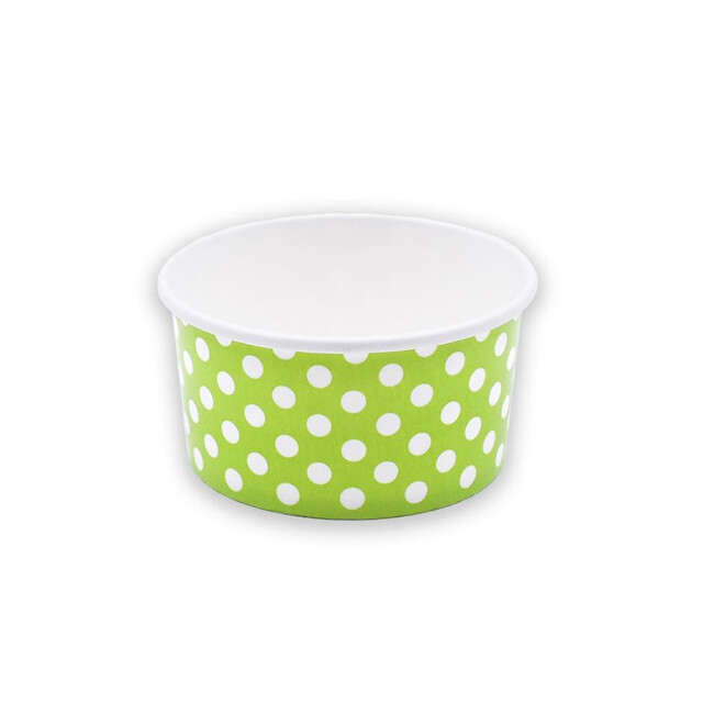 ▷ Tarrina Helado Color Verde 180ml | EnvasesAlimentarios.es