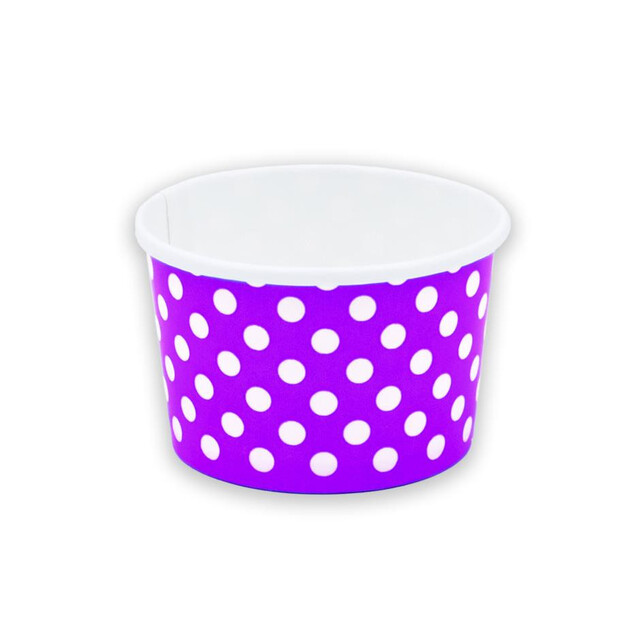 ▷ Tarrina Helado Color Morada 240ml | EnvasesAlimentarios.es