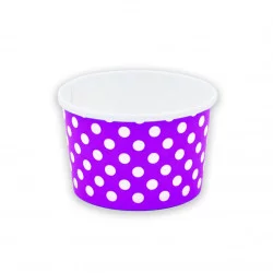 ▷ Tarrina Helado Color Morada 240ml | EnvasesAlimentarios.es