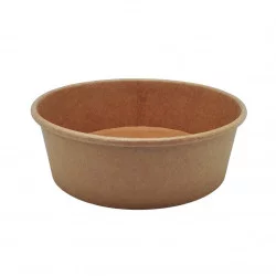 ▷ Ensaladera Cartón Full Kraft 500ml Sin Tapa | Envases Alimentarios
