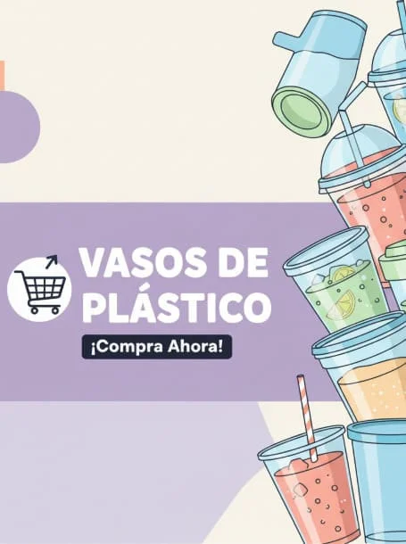 Comprar vasos de plástico baratos
